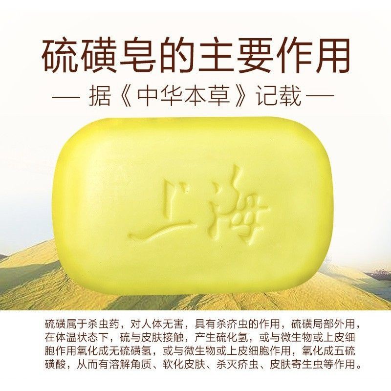 Authentic Shanghai sulfur soap 85g 上海硫磺皂 | Shopee Malaysia