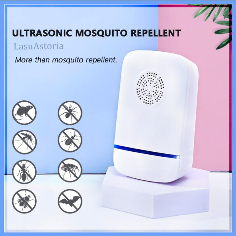 Electric Ultrasonic Pest Repeller Pest Reject Effective Deworming And Rodent Elimination Use For Indoor Bedroom Garage Shopee Malaysia