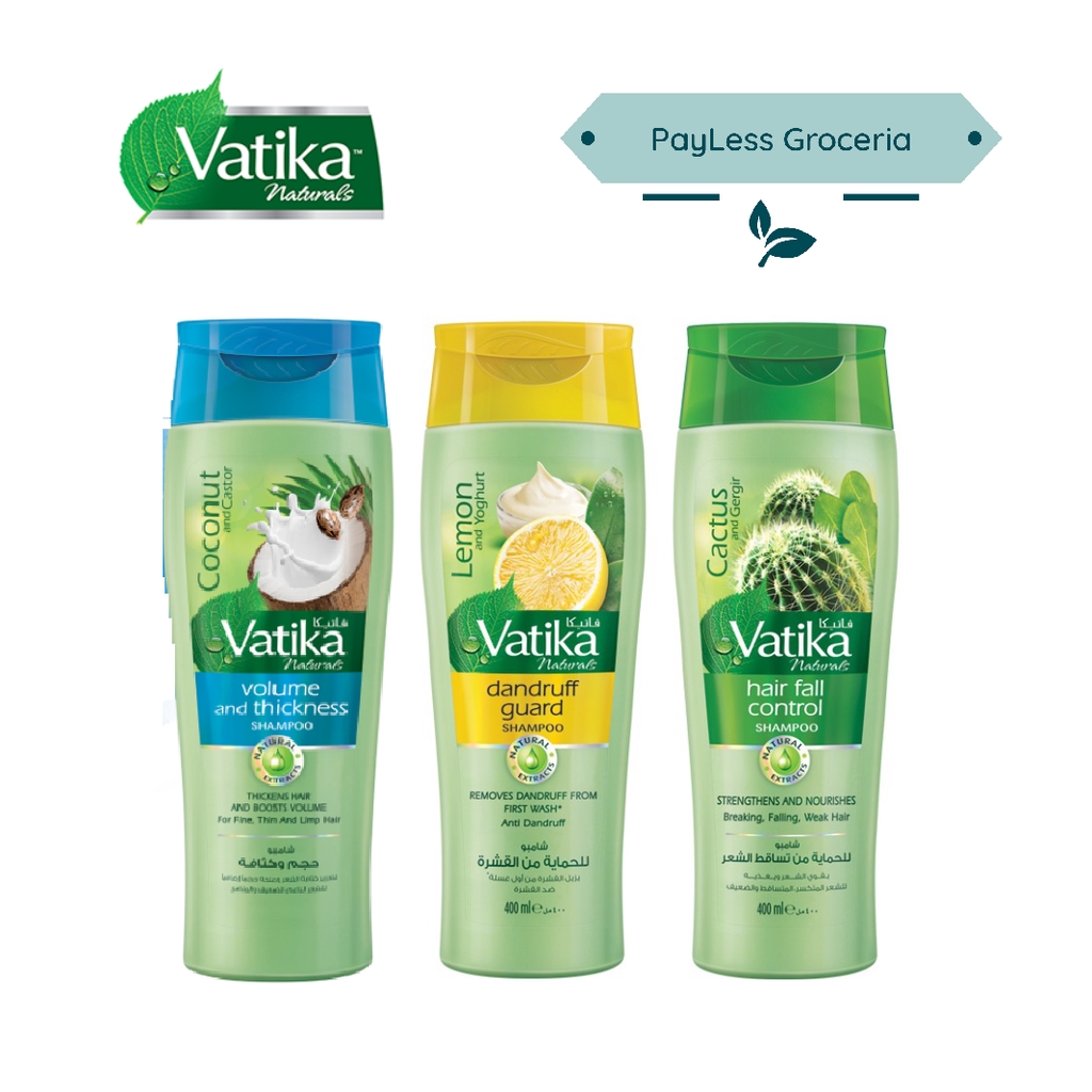 Dabur Vatika Shampoo Dandruff / Hairfall / Volume 400ml Shopee Malaysia