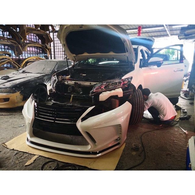 Toyota Harrier Xu60 15 16 17 18 19 Silk Blaze Bodykit Body Kit Front Rear Bumper Side Skirt Boot Spoiler Shopee Malaysia