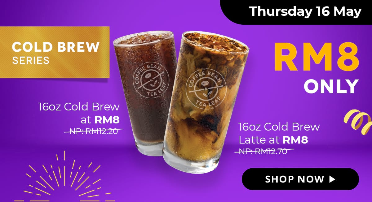 Coffee Bean Tea Leaf x Shopee Official Store Launch Promotions