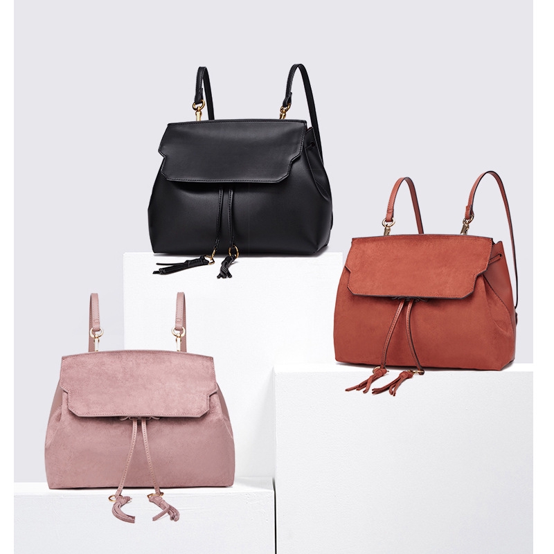 charles and keith tassel backpack