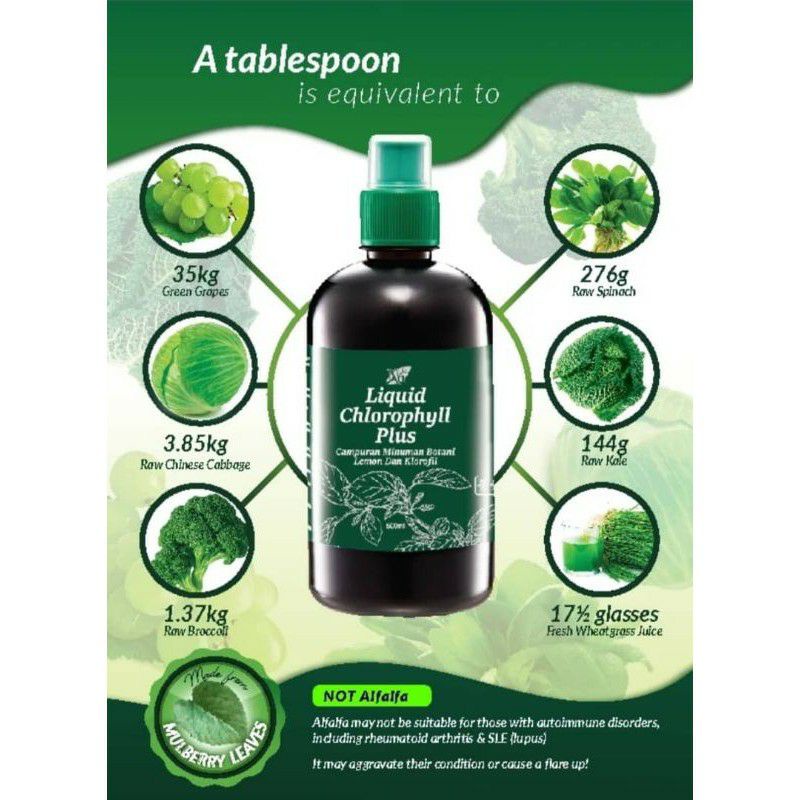Buy Liquid Chlorophyll Plus 500ml Detox Air Hijau Kloropil Cosway Seetracker Malaysia