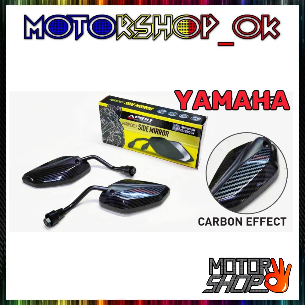 SIDE MIRROR CARBON YAMAHA Y15ZR LC135 SRL110 LAGENDA SRL115 FI Y125Z