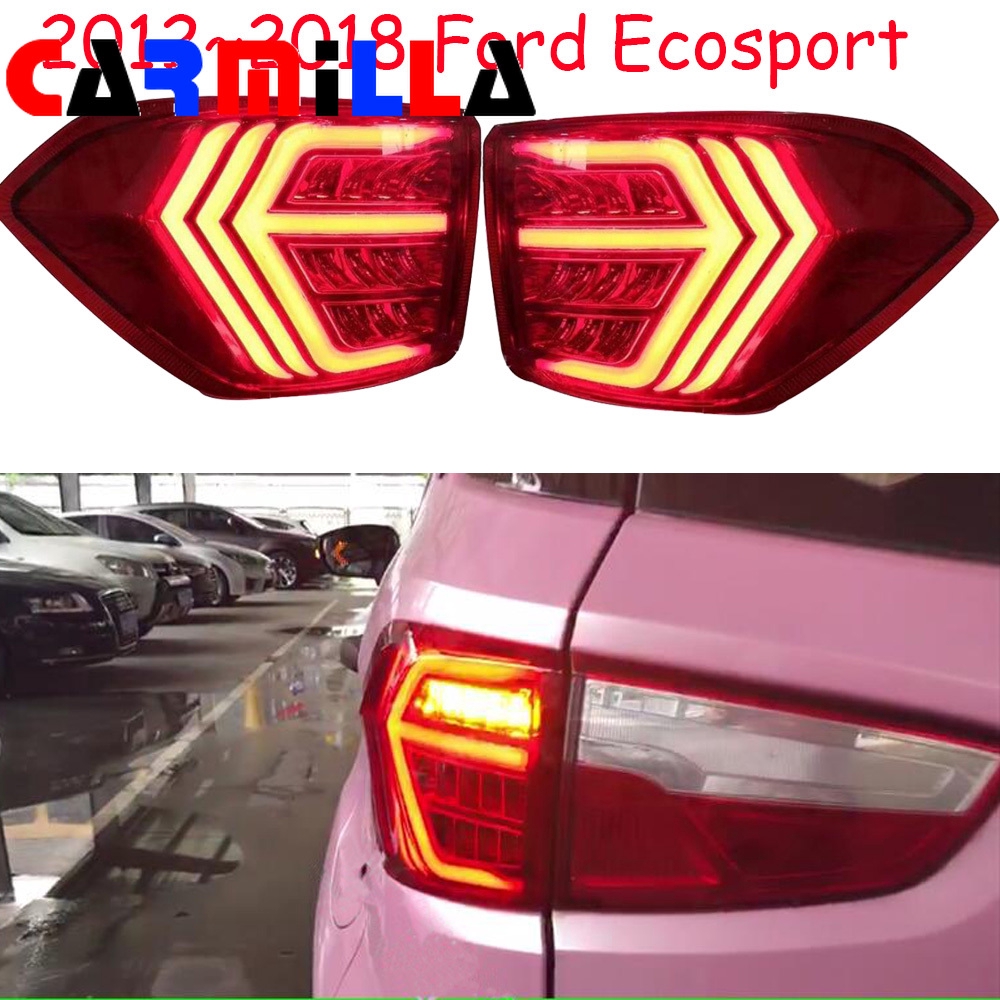 2PCS LED Tail Light for Ford Ecosport 20132019 Car LED Rear Bumper