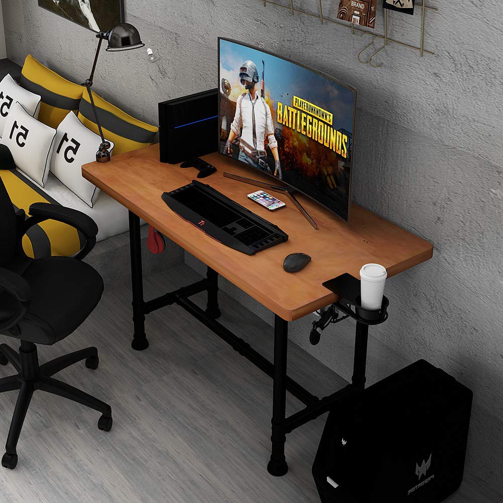 Need Vintage Industrial Style Computer Desk Home Office Desk Laptop Study Table Shopee Malaysia