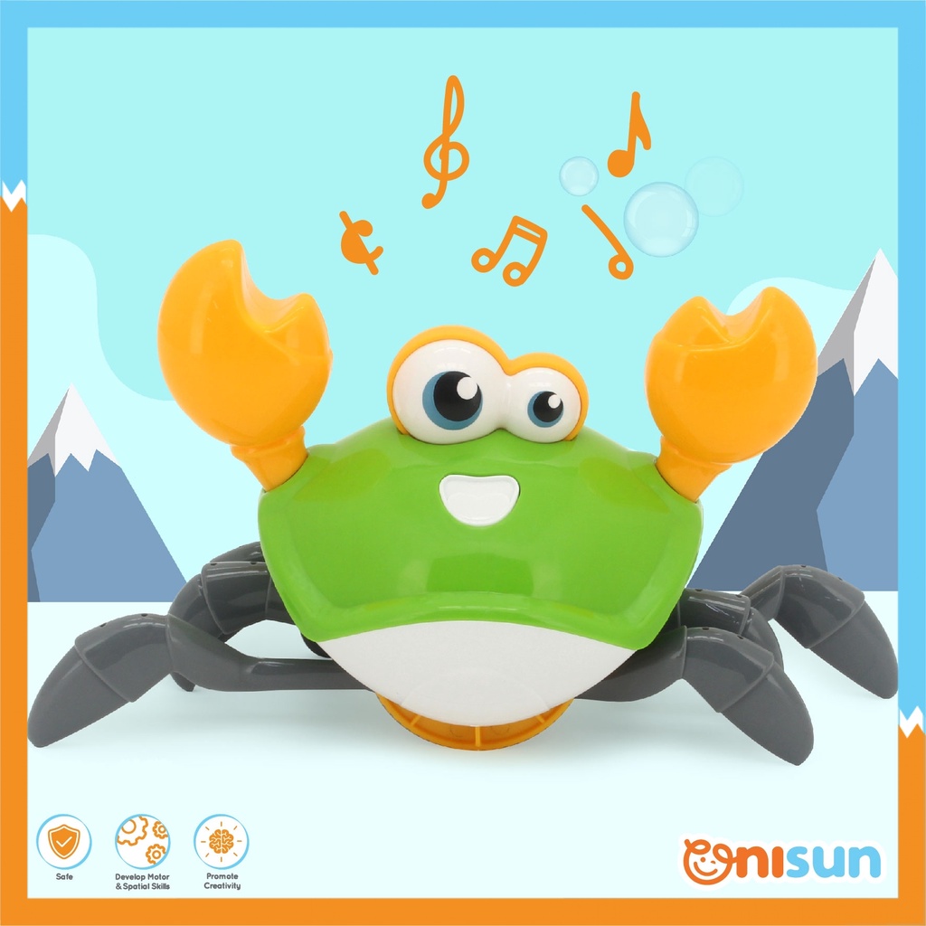 Cute Electronic Dance Crab with Light and Music