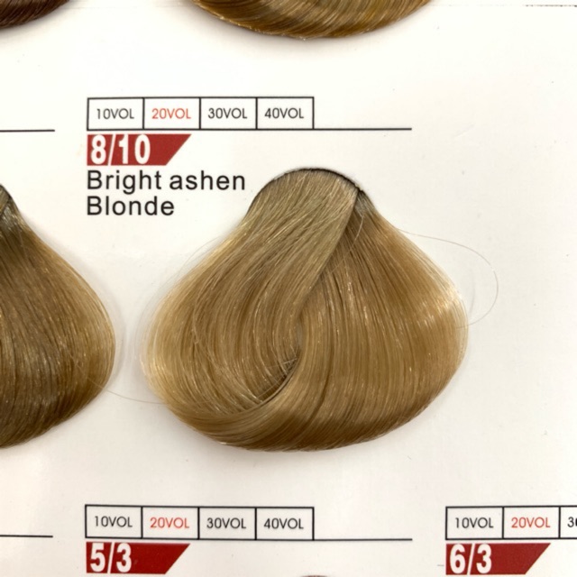 Bright Ashen Blonde Olive Korea Hair Colour Dye Cream Free