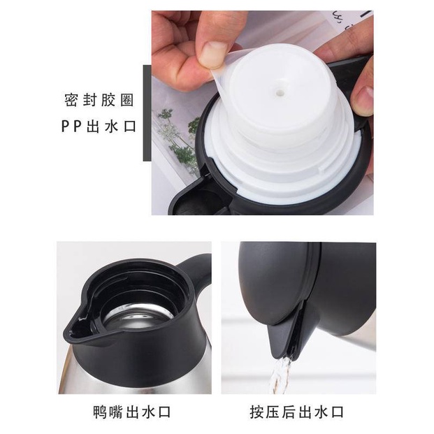 2L 304 Stainless Steel Thermo Flask Hot Water Keep Warm
