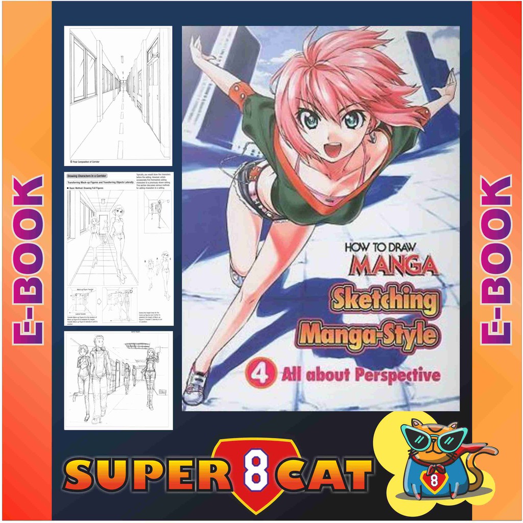 How To Draw Manga Sketching Manga Style Volume 4 All About Perspective Shopee Malaysia