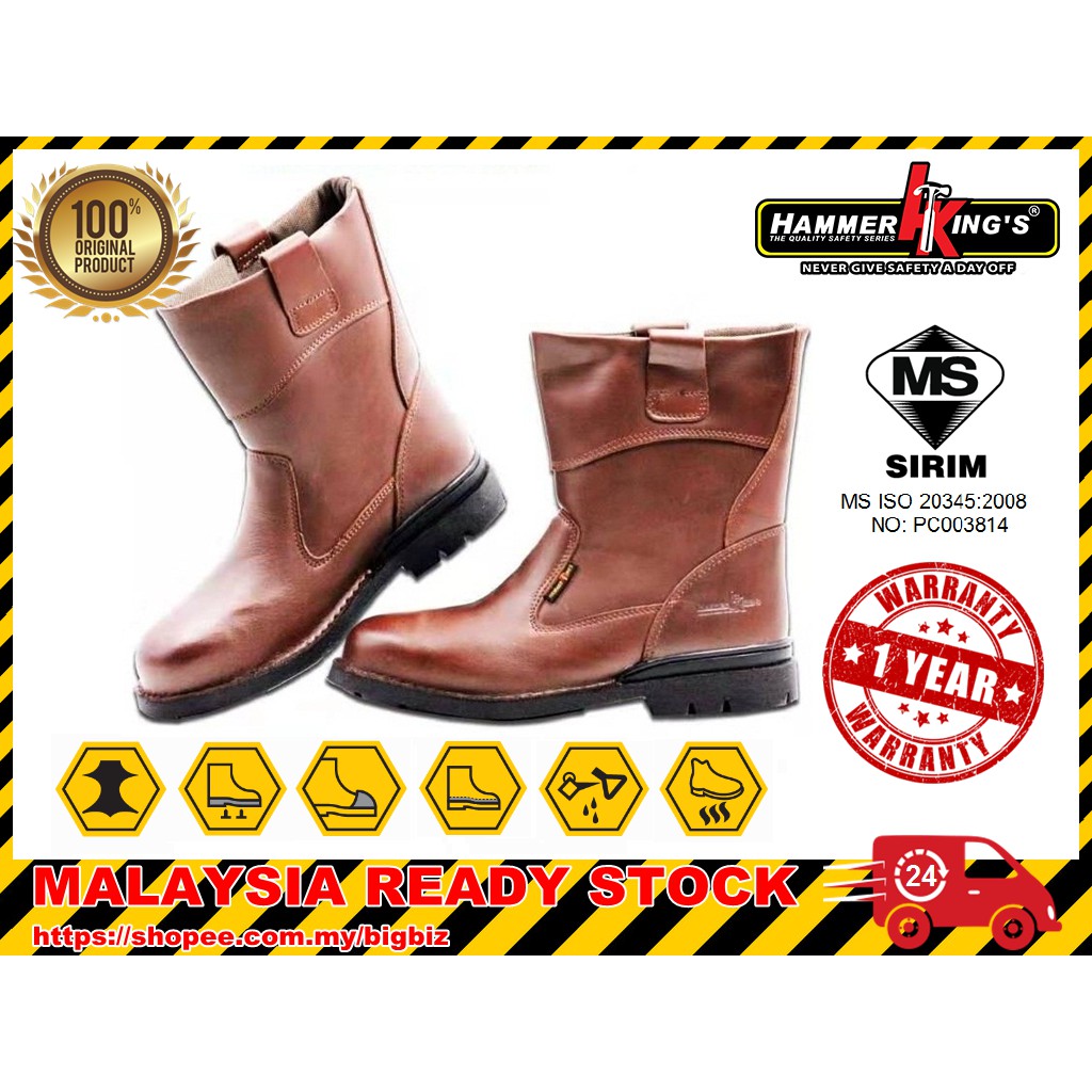 kings safety shoes high cut