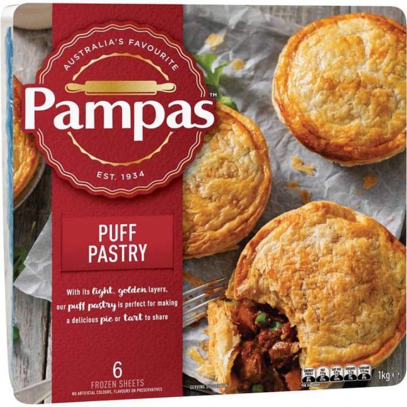 Borg S Extra Flaky Puff Pastry Sheets 10 Sheets Per 1 6kg Pack X 8 Packs Per Carton Sold Per Carton Horeca Suppliers Supplybunny