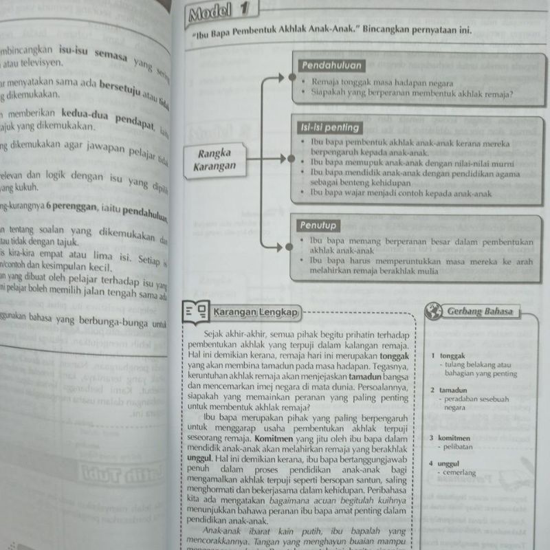 Contoh ulasan tingkatan 2