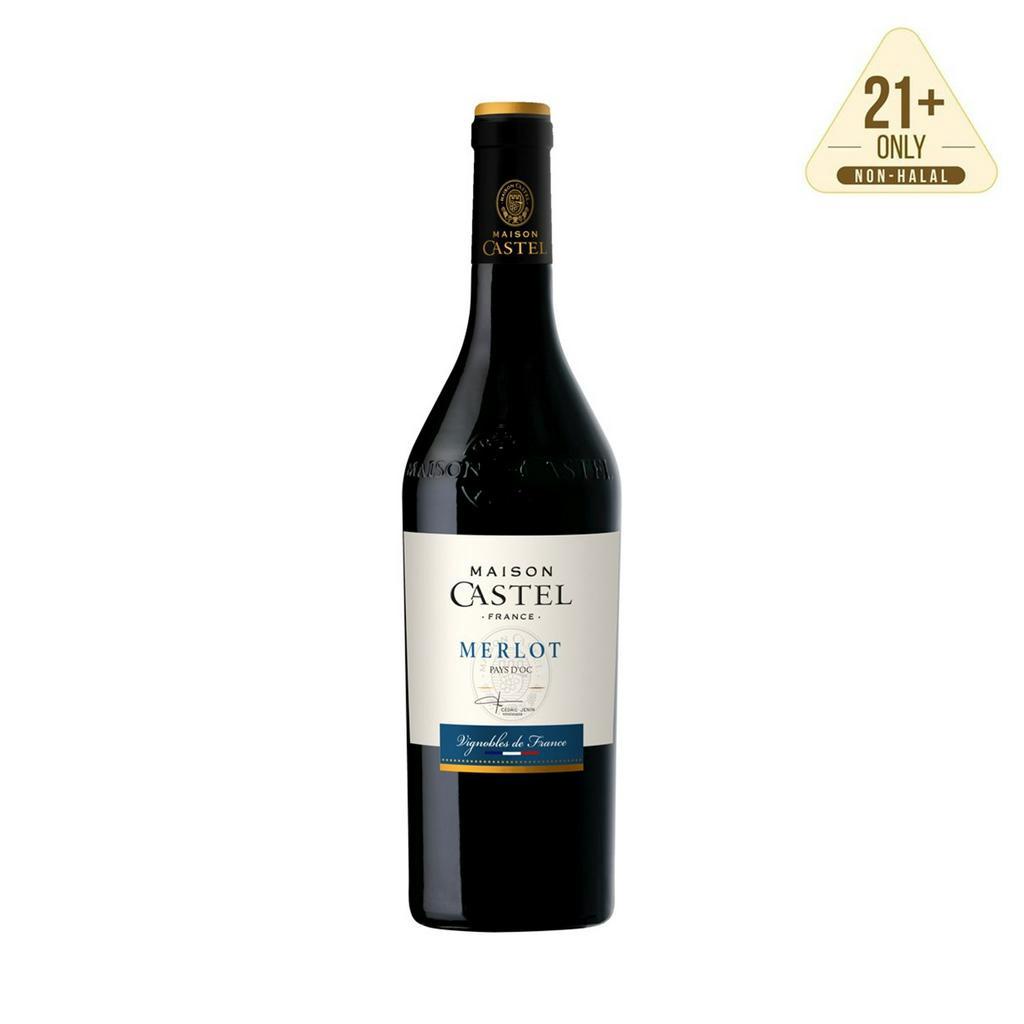 Maison Castel IGP Merlot - French Red Wine (750ml)