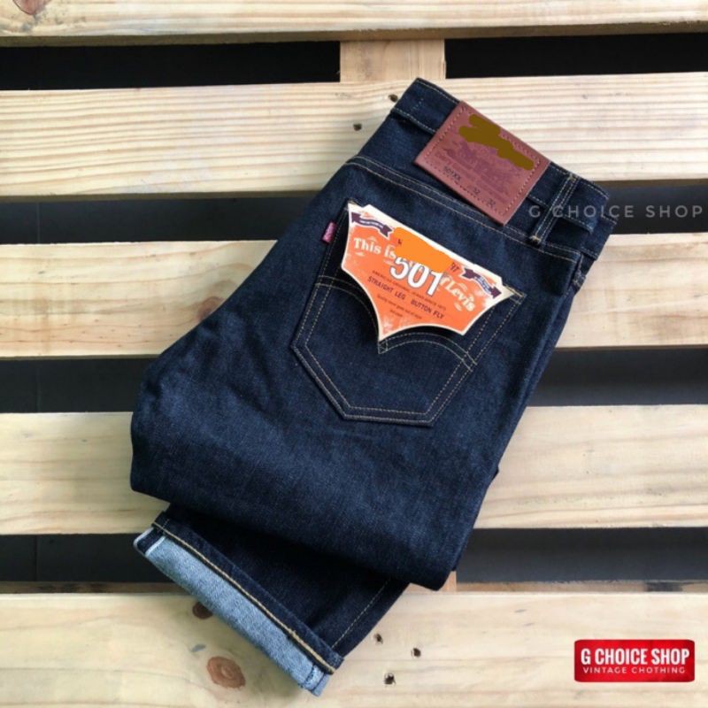 Jeans Big E Kepala Kain Cutting Straightcut