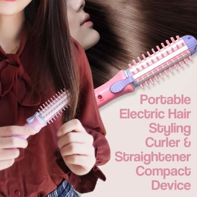 ️[Fast Shipping] Portable Electric Hair Styling Curler & Straightener Compact Device
