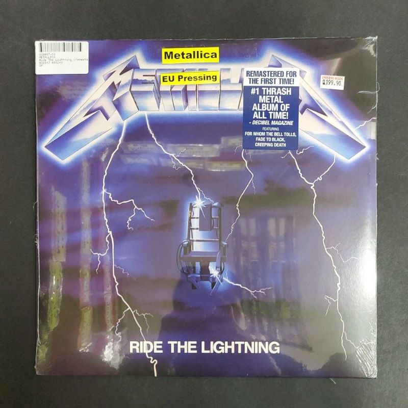 Metallica Ride The Lightning (LP) Shopee Malaysia