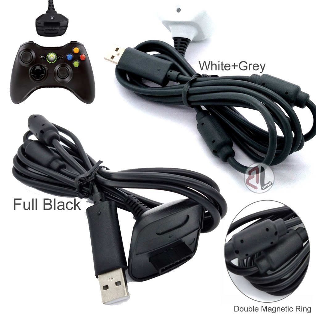 Xbox 360 Wireless Game Controller USB Charging Cable Without The