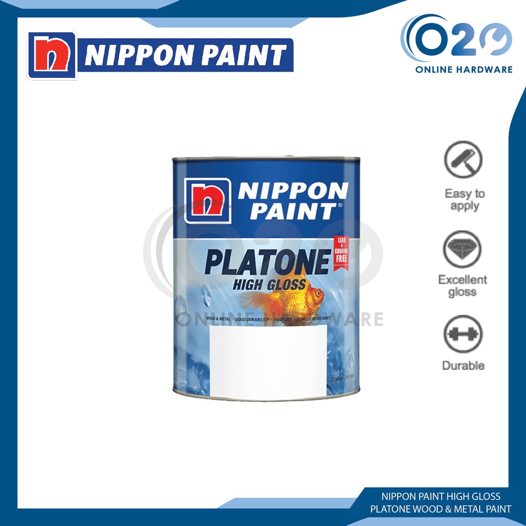 Nippon Platone High Gloss Paint(5L)High Gloss Paint Wood Paint Metal