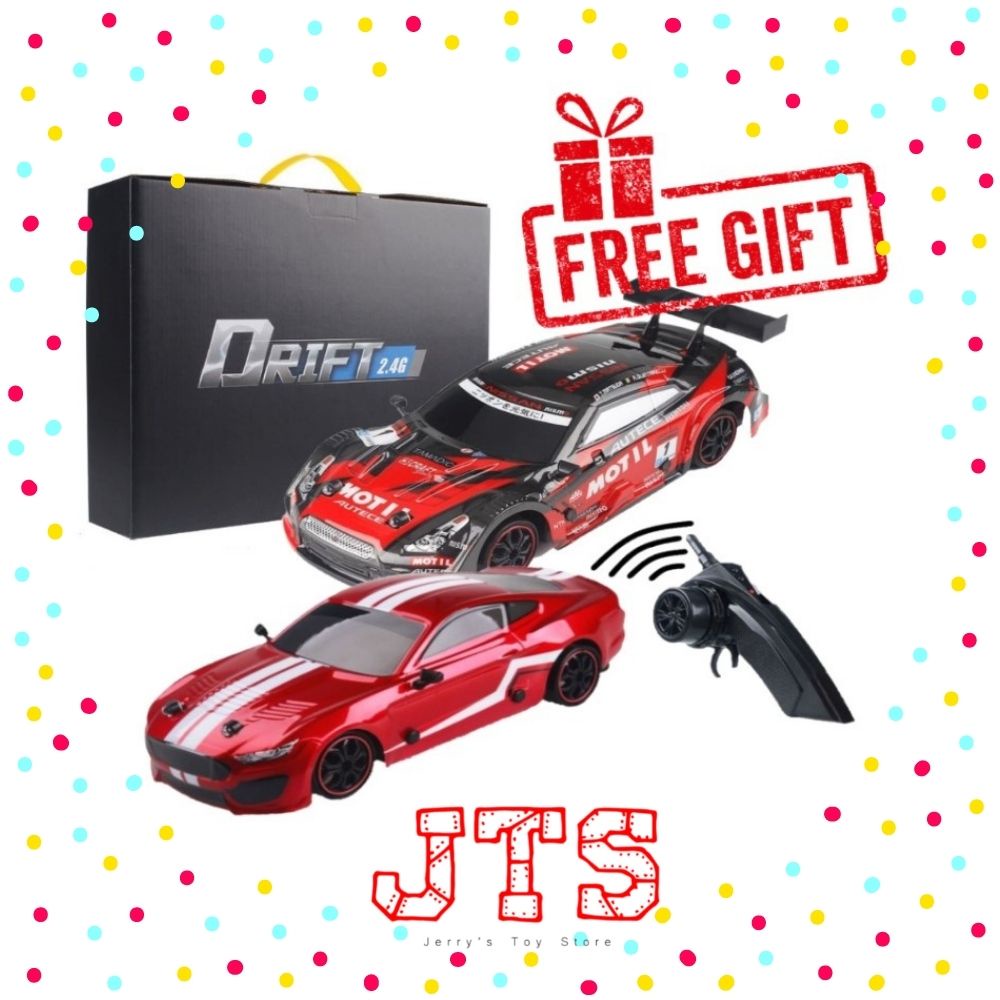 JTS RC Drift 2.4GHz 116 Mustang 18A GTR 18B Remote Control Car 4WD
