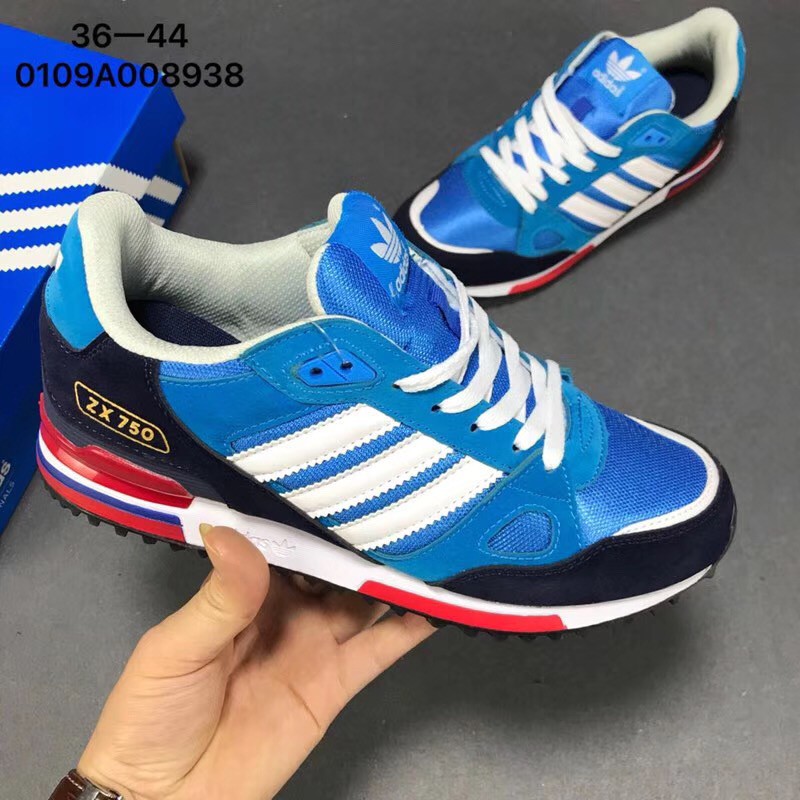 Men's Adidas ZX 750 Navy Blue/White Original clover zx750 2020 classic new  6 color spot casual sports retro shoes 36--44 ready stock authentic shoe  kasut | Shopee Malaysia
