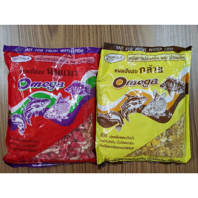Umpan Roti Kering Omega Sesuai Pancing Ikan Patin Dan Ikan Toman Galang 400g 干面包鱼料适合用于钓鲶鱼和托曼鱼