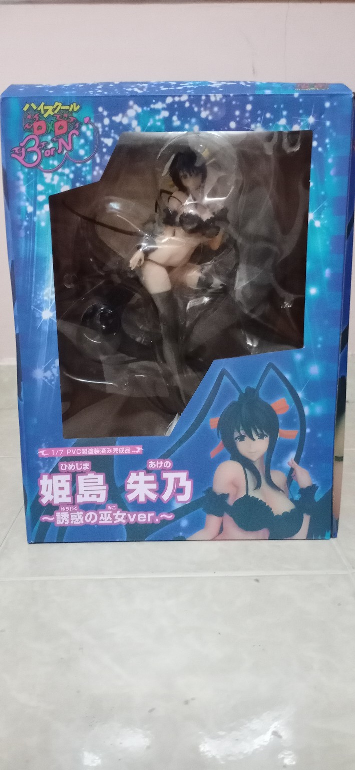 Anime High School Dxd Himejima Akeno 姬島朱乃 Seductive Witch Ver 30cm Griffon Grand Toys Sexy Action Figure Gk Model Kit Shopee Malaysia