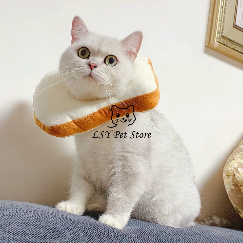 CLEARANCESoft Cotton Elizabethan Collar Adjustable Pet Collar Anti-Lick Comfortable Pillow Cats Dogs Recovery Collar