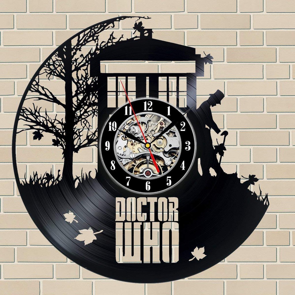 Doctor Who Diy Wall Clock Digital Wall Living Room Home Decor