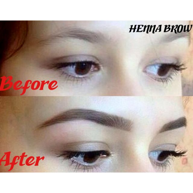 HENNA BROW ( HALAL MESRA SOLAT) READY STOK INAI KENING NATURAL/ EYEBROW