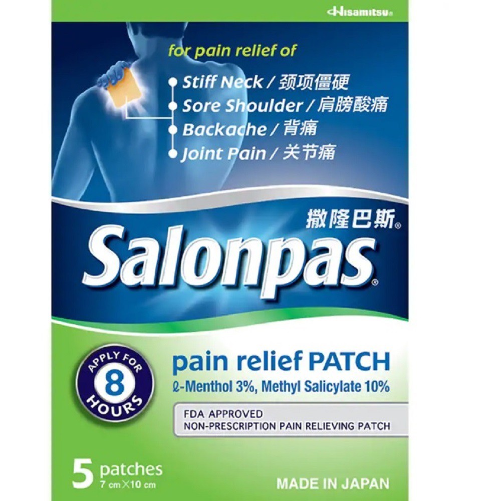 Salonpas Pain Relief Patch 5s Shopee Malaysia