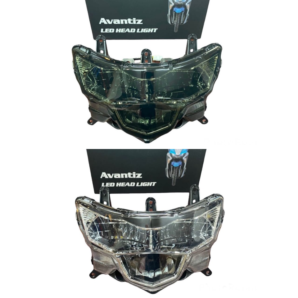 Headlamp Yamaha Avantiz Smoke Clear Lampu Depan Besar High Beam Enkei LED 100 Original Shopee