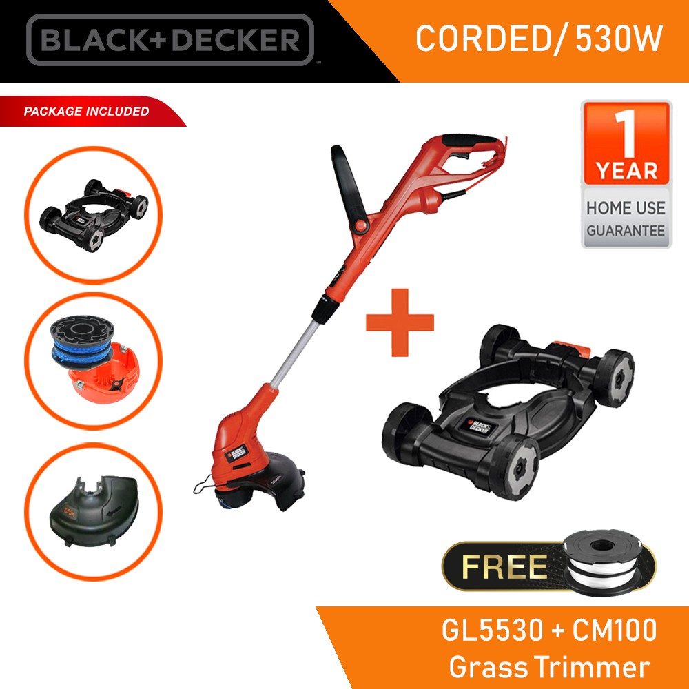 black and decker lawn trimmer