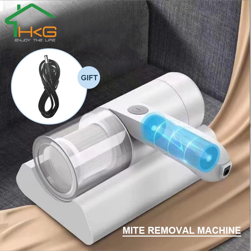 HKG [High Quality]2 In 1 Cordless Dust Mite Vacuum Cleaner UV Handheld