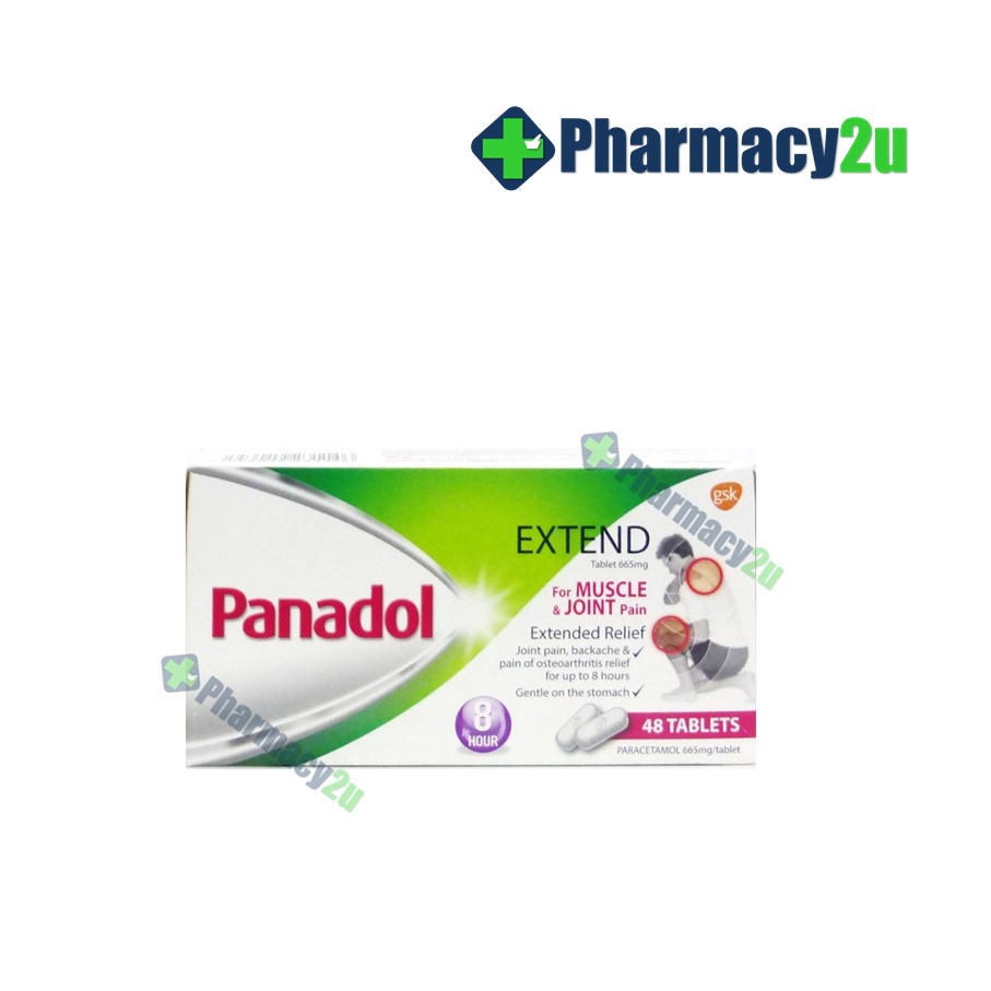 *EXP 04/2021* PANADOL EXTEND FOR MUSCLE & JOINT PAIN 665MG TAB 48S (EXP