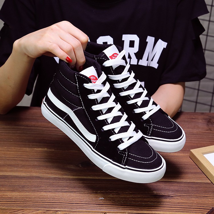 VANS Old Skool in Black White | Shopee Malaysia