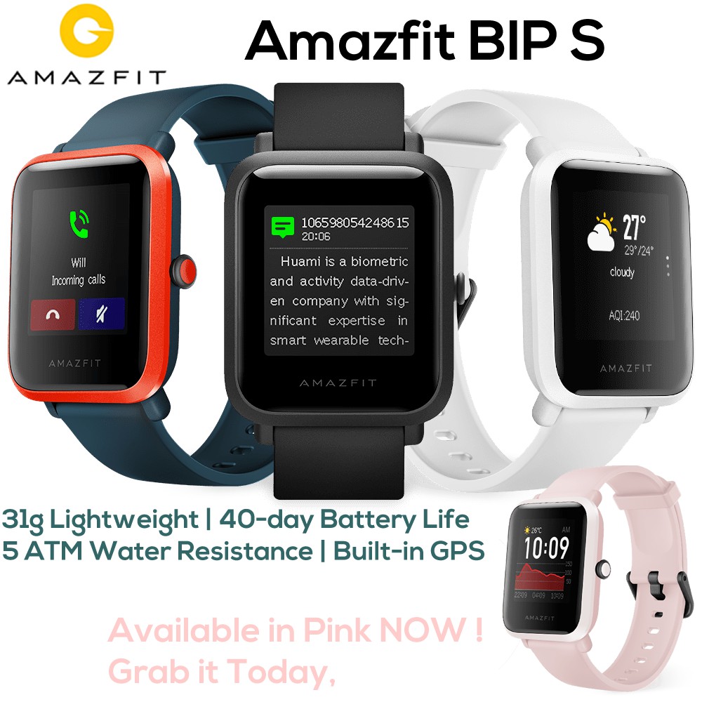 amazfit bip running