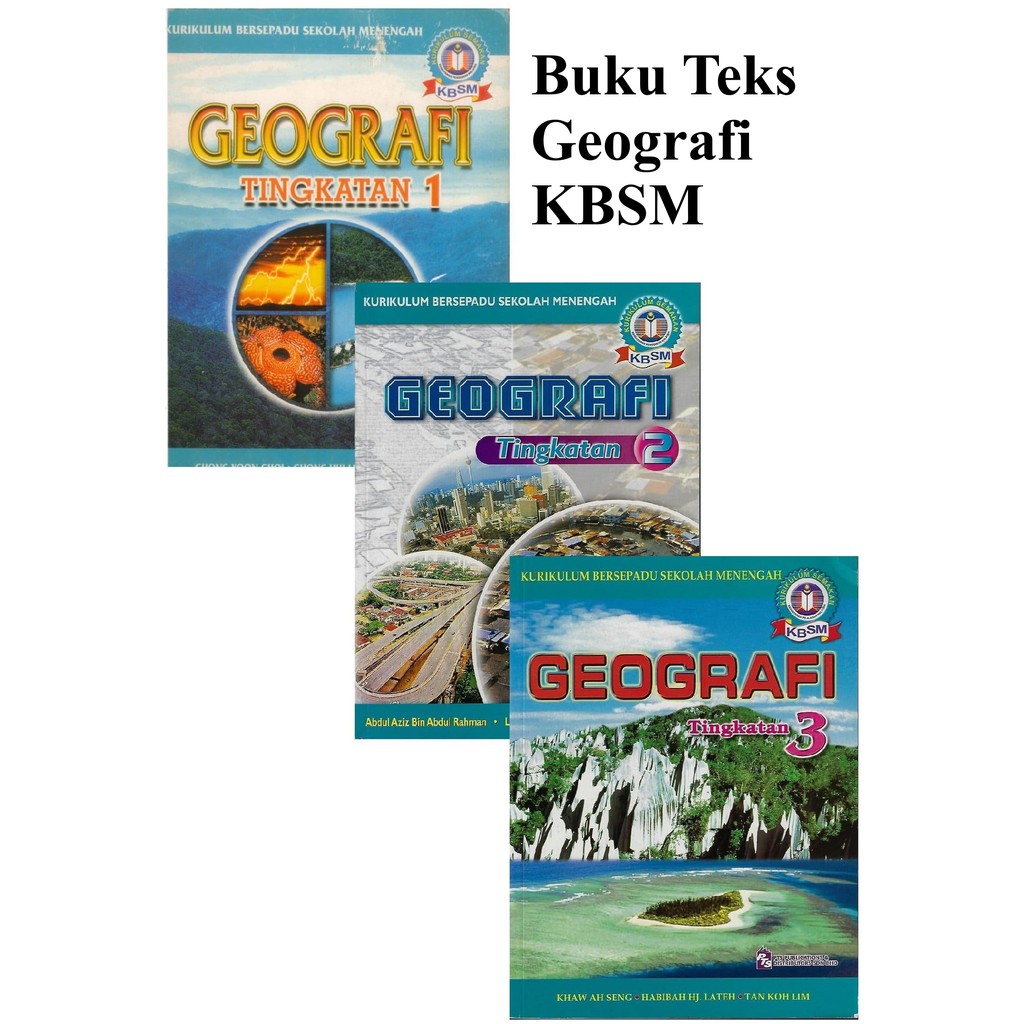 Tingkatan buku 3 geografi teks Senarai Buku