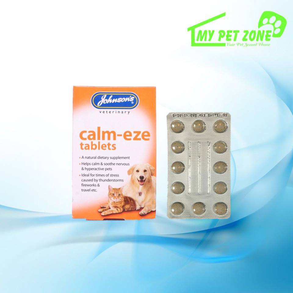 Johnson's CalmEze Tablets Calming Tablets for Dog & Cat (12's