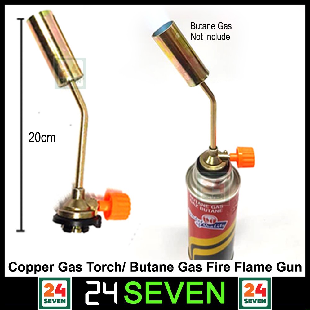 TWENTYFOURSEVEN - Blow Lamp Torch Full Copper Gas Torch Flame Gun / Gas Torch Jet Butane Welding Soldering Fire Lighter