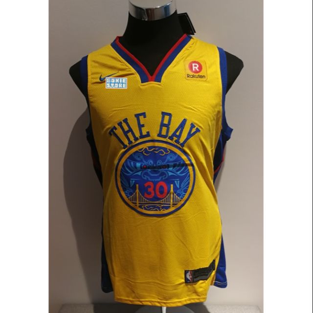 the bay yellow jersey warriors