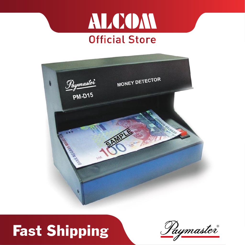 Paymaster PMD15 Compact, Portable and Lightweight Money Detector Fake