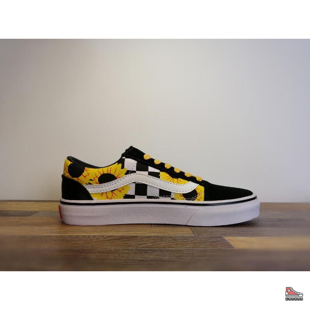 sunflower vans old skool shoes