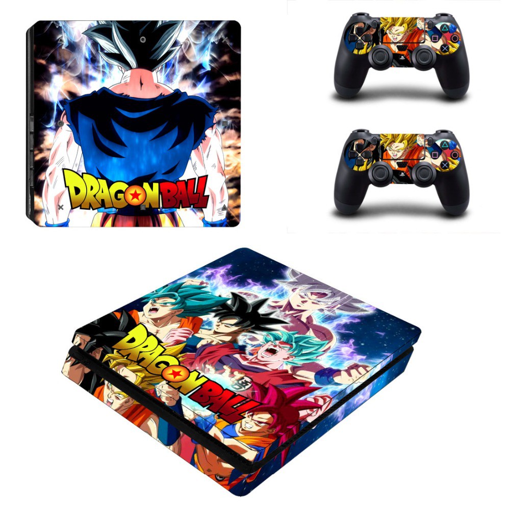 Dragon Ball Z Super Goku Vegeta PS4 Slim Skin Sticker ...