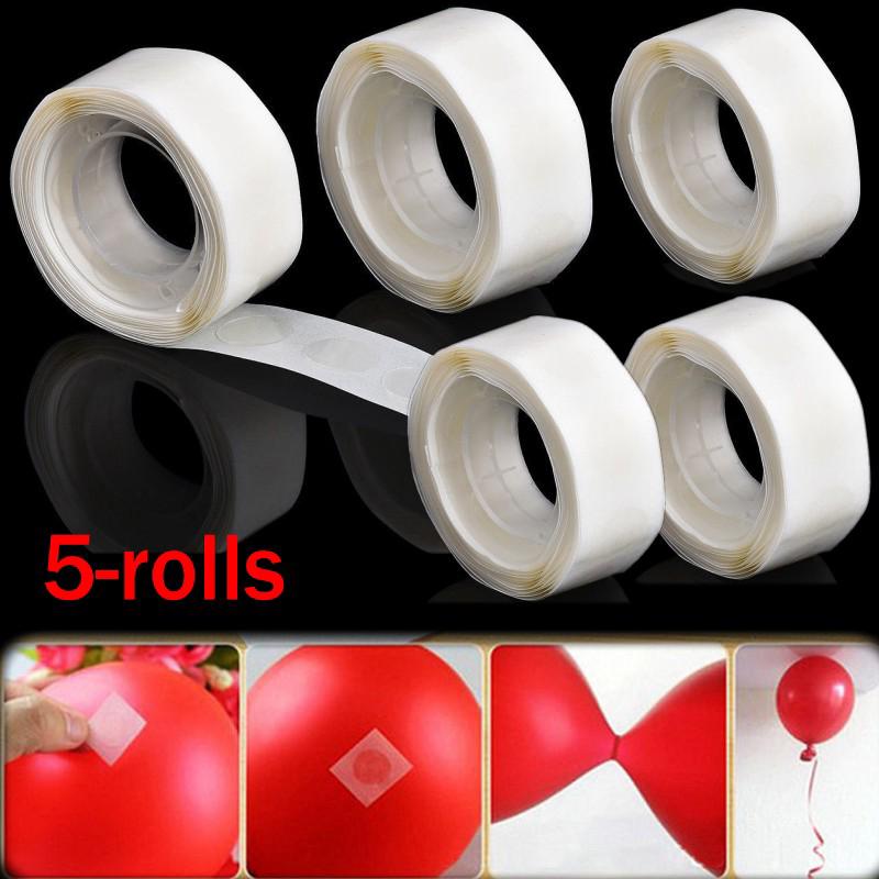 500pcs Point Dots Balloon Glue Tape,Double Sided Dots Stickers