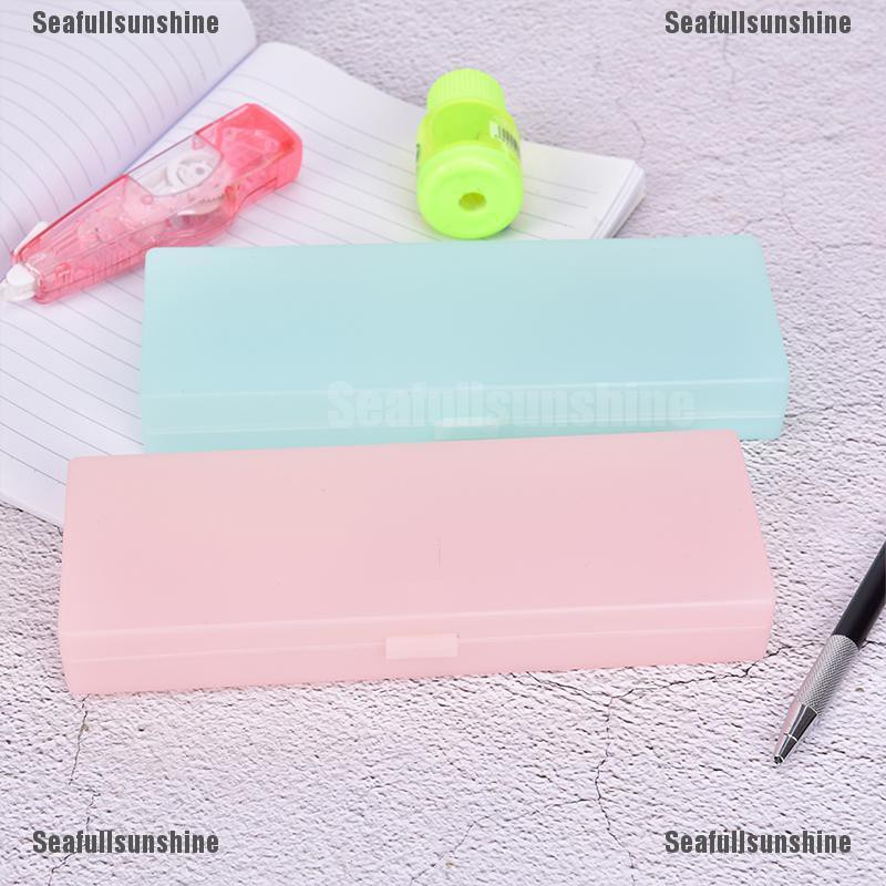 clear box pencil case