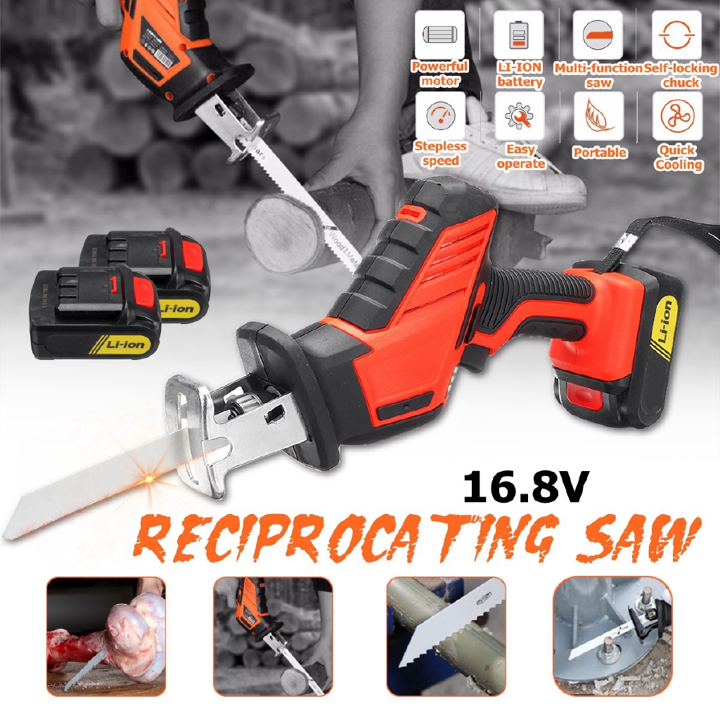 21V Reciprocating Saws Saber Saw Portable Cordless Electric Power Tools