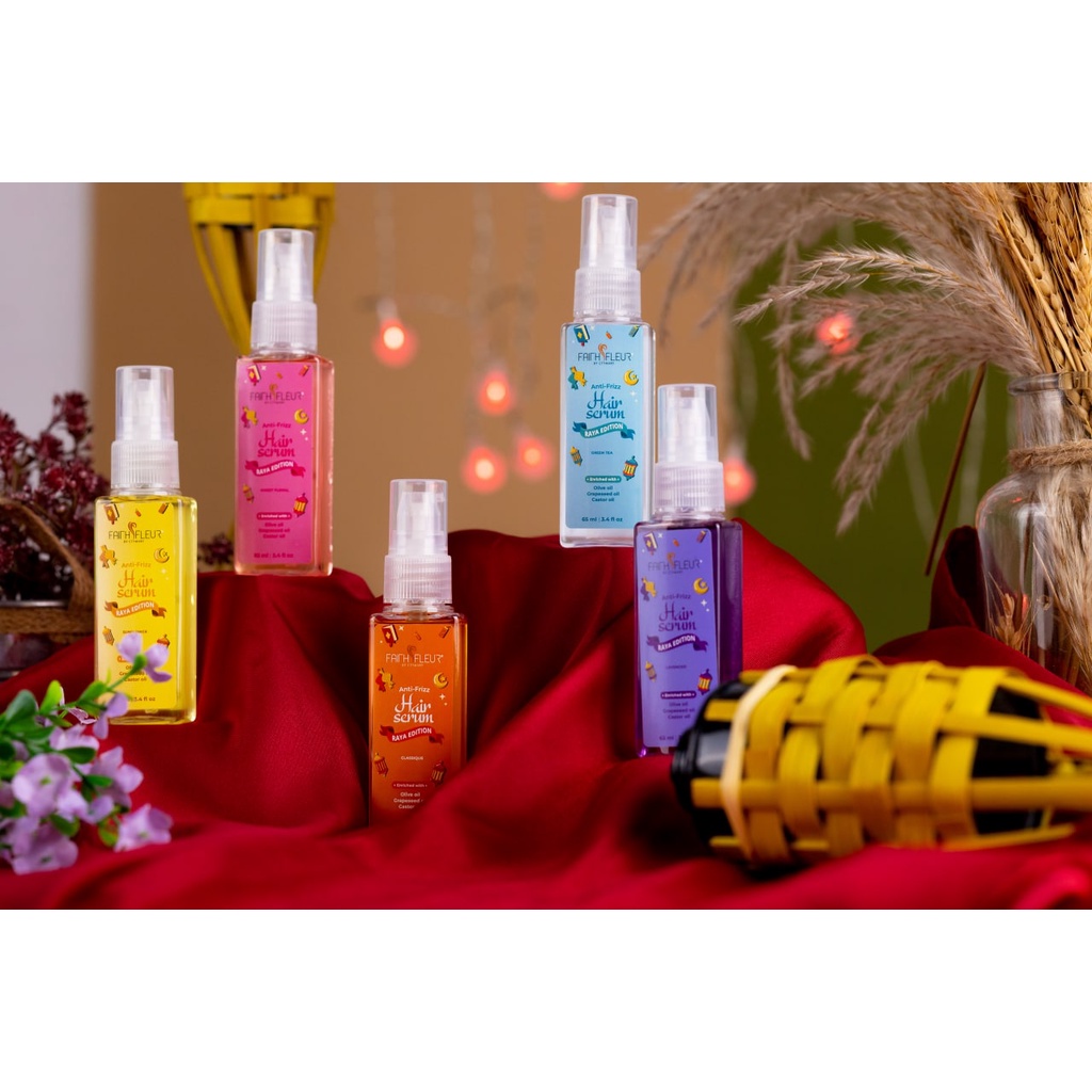 HAIR SERUM ANTI FRIZZ 65ML FAITH FLEUR [ HAIR SERUM RAYA EDITION 65ML
