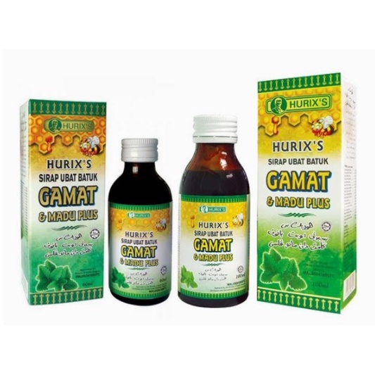 Hurix S Sirap Ubat Batuk Gamat Madu Plus 60ml 100ml Expiry 08 2023 Shopee Malaysia