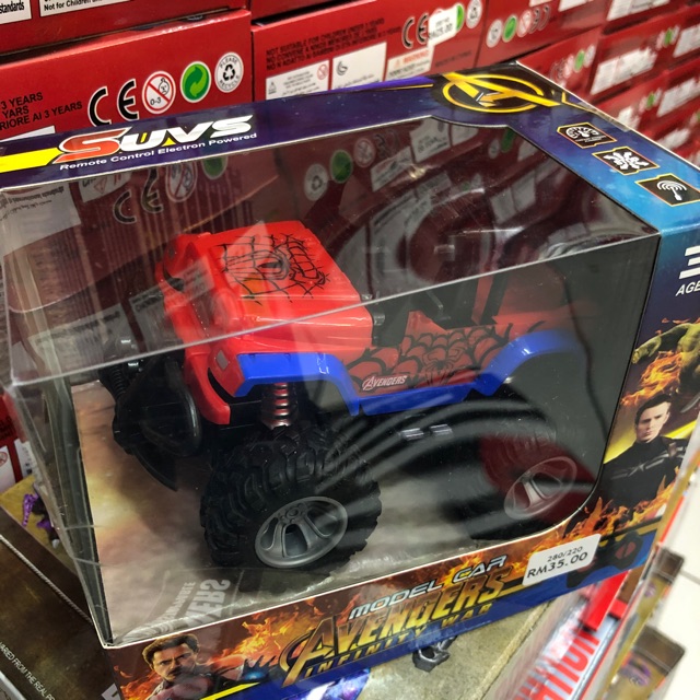 spiderman jeep toy